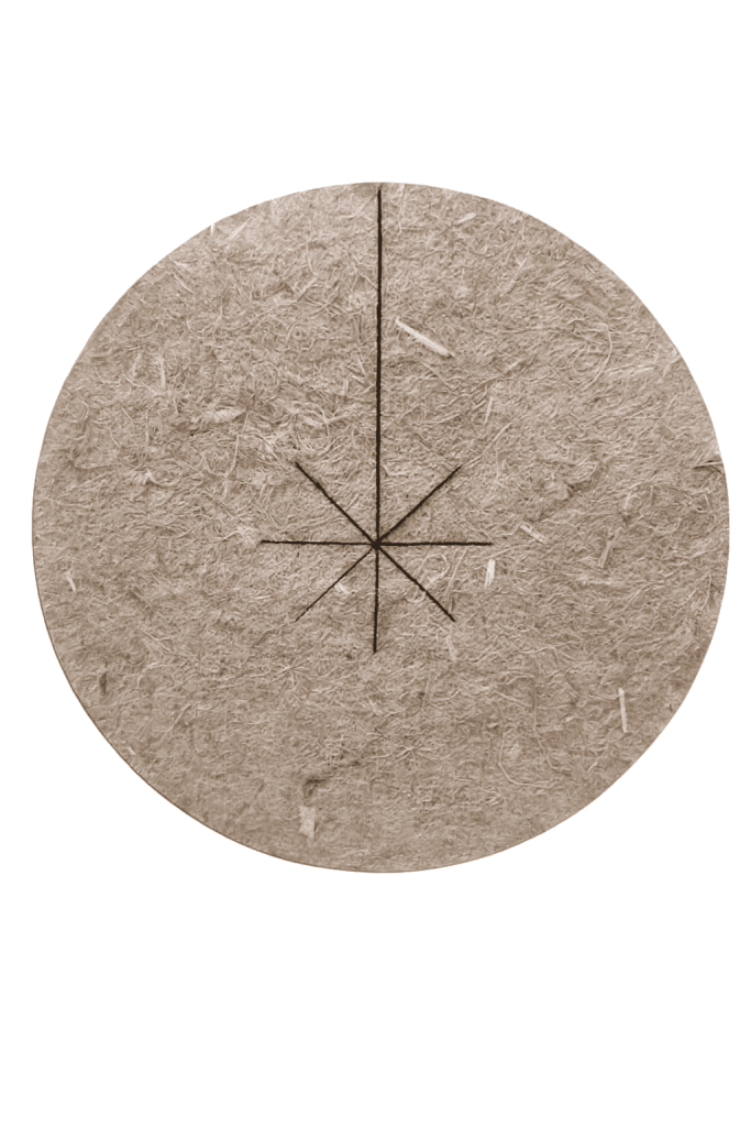 Disque paillage chanvre Natura Gabions