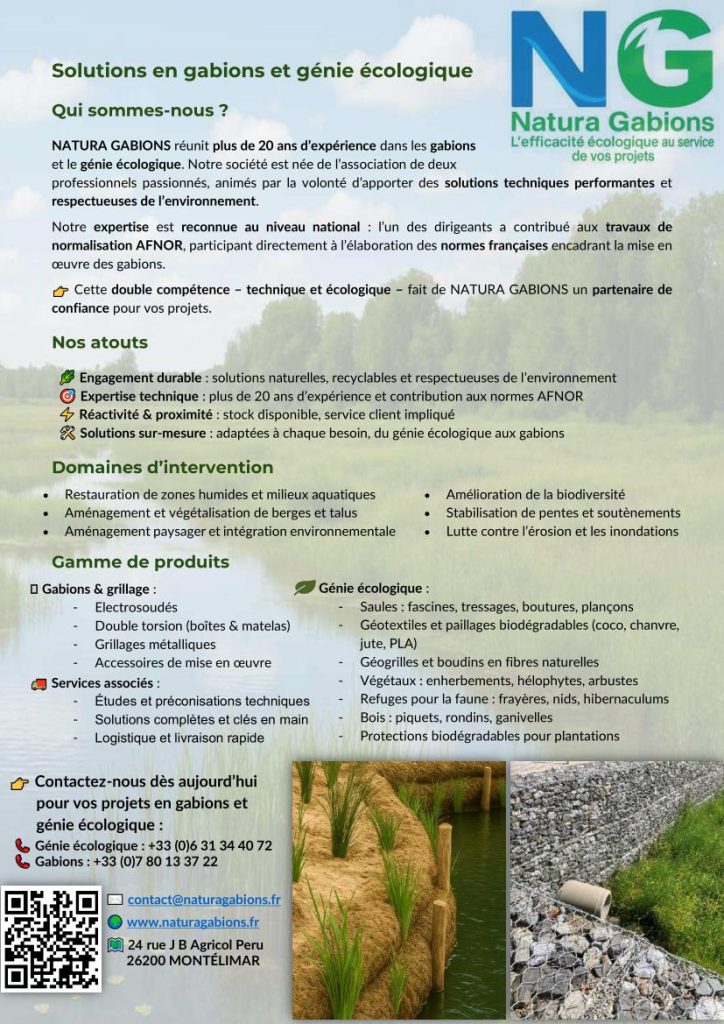 Fiche presentation NATURA GABIONS